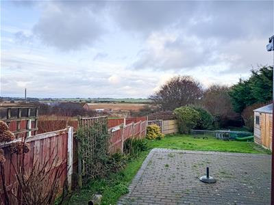 VIEWS TO REAR FROM BEDROOM ONE